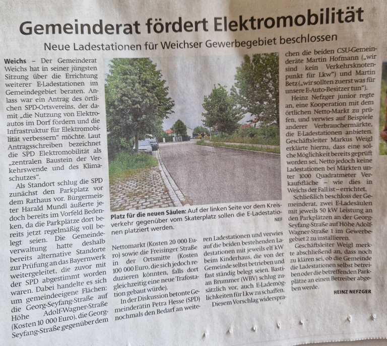 Zeitungsbericht vom 24.05.2025